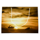 Sonnenuntergang im Pazifik Große Geschenktüte (Vorderseite)