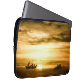 Sonnenuntergang im Pazifik Laptopschutzhülle (Vorne Rechts)