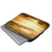 Sonnenuntergang im Pazifik Laptopschutzhülle (Vorne Knopf)