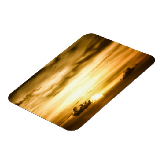 Sonnenuntergang im Pazifik Magnet (Linke Seite)