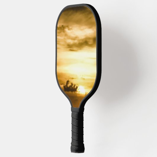 Sonnenuntergang im Pazifik Pickleball Schläger (Links)