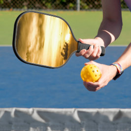 Sonnenuntergang im Pazifik Pickleball Schläger