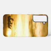 Sonnenuntergang im Pazifik Samsung Galaxy Hülle (Rückseite (Horizontal))
