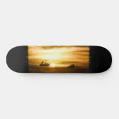 Sonnenuntergang im Pazifik Skateboard (Horizontal)