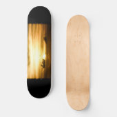 Sonnenuntergang im Pazifik Skateboard (Vorderseite)