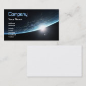 Sonnenuntergang im Raum Visitenkarte (Vorne/Hinten)