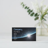 Sonnenuntergang im Raum Visitenkarte (Stehend Vorderseite)