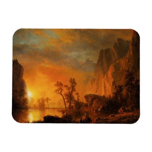 Sonnenuntergang im Rockies Magnet (Horizontal)