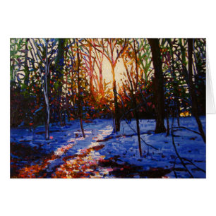 Sonnenuntergang im Schnee 2010