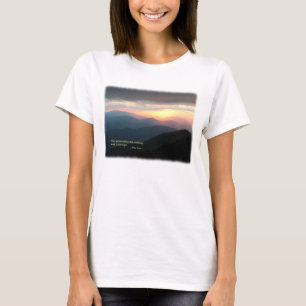 Sonnenuntergang im Smokies: Mtns sind Nennen/Muir T-Shirt