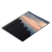 Sonnenuntergang im Smokies-Notebook Notizblock (Linke Seite)