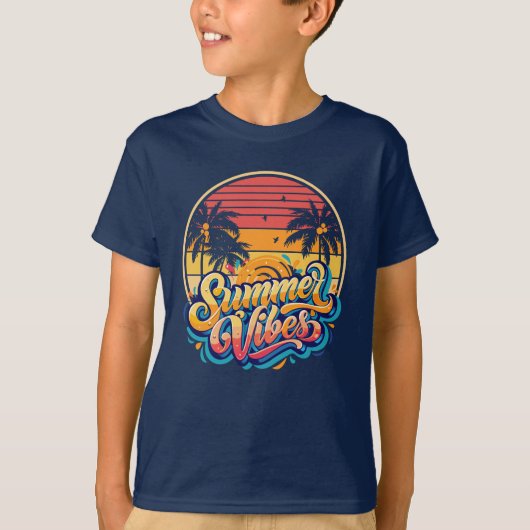 Sonnenuntergang im Sommer T-Shirt (Vorderseite)
