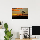 Sonnenuntergang im Südwesten Poster (Heimbüro)