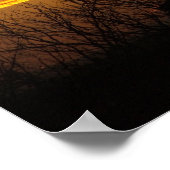 Sonnenuntergang im Südwesten Poster (Ecke)
