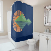 Sonnenuntergang im Tal Duschvorhang (Beispiel)