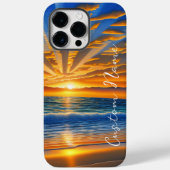 Sonnenuntergang im tropischen Meer Case-Mate iPhone Hülle (Rückseite)