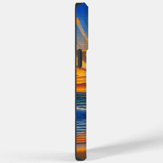 Sonnenuntergang im tropischen Meer Case-Mate iPhone Hülle (Rückseite / Rechts)