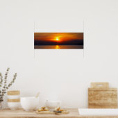 Sonnenuntergang im tropischen Sommer Poster (Küche)