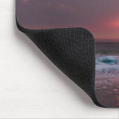 Sonnenuntergang im tropischen Strandparadies Mousepad (Ecke)