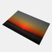 Sonnenuntergang im Wasser Fußmatte (Schrägansicht)