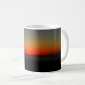 Sonnenuntergang im Wasser Kaffeetasse (VorderseiteRechts)