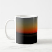 Sonnenuntergang im Wasser Kaffeetasse (Links)