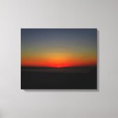 Sonnenuntergang im Wasser Leinwanddruck (Vorderseite)