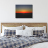 Sonnenuntergang im Wasser Leinwanddruck (Insitu (Schlafzimmer))