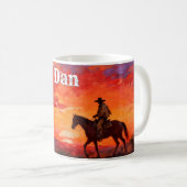 Sonnenuntergang im Westen Kaffeetasse (VorderseiteRechts)