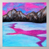 Sonnenuntergang im Winter Poster (Vorne)