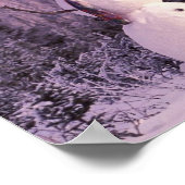 Sonnenuntergang im Wintergebirge Poster (Ecke)