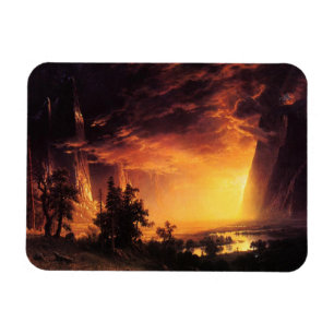 Sonnenuntergang im Yosemite-Tal-Magneten Magnet