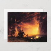 Sonnenuntergang im Yosemite Valley Postkarte (Vorne/Hinten)