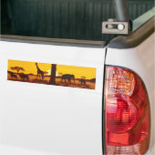 Sonnenuntergang in Afrika Autoaufkleber (Auf Lkw)