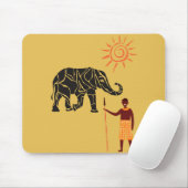 Sonnenuntergang in Afrika Mousepad (Mit Mouse)