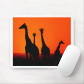 Sonnenuntergang in Afrika Mousepad (Mit Mouse)