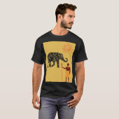 Sonnenuntergang in Afrika T-Shirt (Vorne ganz)