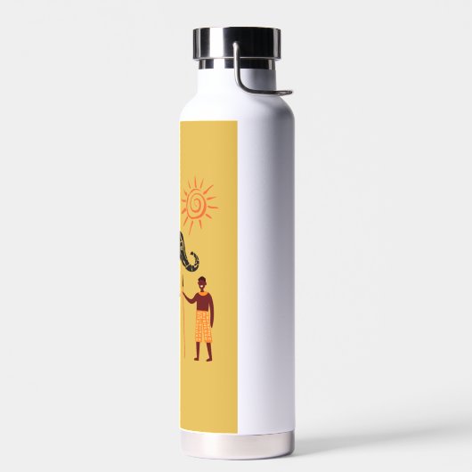 Sonnenuntergang in Afrika Trinkflasche (Links)