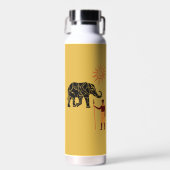 Sonnenuntergang in Afrika Trinkflasche (Vorne)