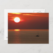 Sonnenuntergang in Alanya Postkarte (Vorne/Hinten)