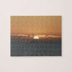 Sonnenuntergang in Antigua I Seascape Fotografy Puzzle