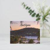 Sonnenuntergang in Antigua Postkarte (Stehend Vorderseite)