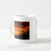 Sonnenuntergang in Anza California Tasse (Vorderseite Links)
