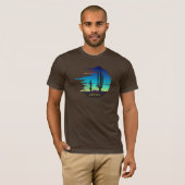 Sonnenuntergang in Arizona.Custom T - Shirt. T-Shirt (Vorne ganz)