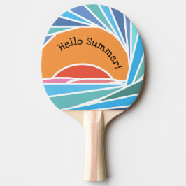 Sonnenuntergang in Barrel Wave Tischtennis Schläger