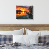 Sonnenuntergang in Bora Bora Leinwanddruck (Insitu (Schlafzimmer))
