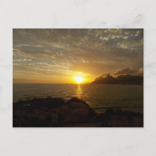 Sonnenuntergang in Brasilien Postkarte