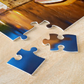 Sonnenuntergang in Brügge. Belgien Puzzle (Seite)