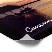 Sonnenuntergang in Cancun-Poster Poster (Ecke)