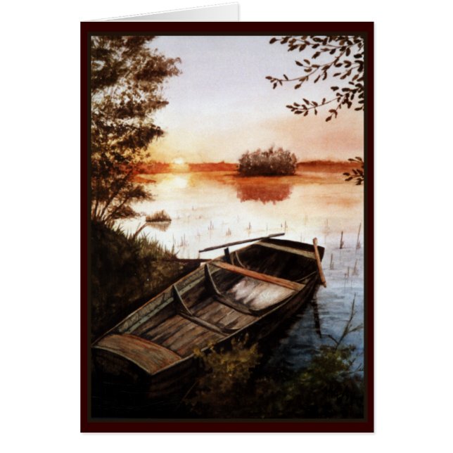 Sonnenuntergang in dem See (Vorne)